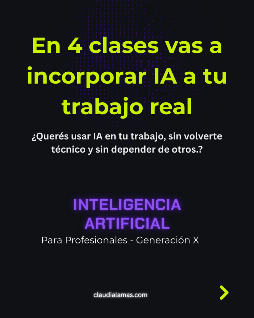 inteligencia artificial para profesionales - generacion x